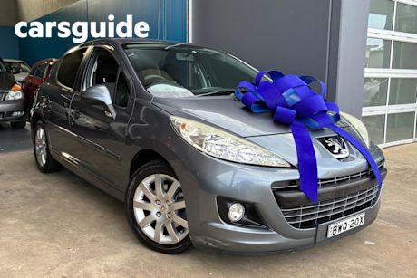 Grey 2010 Peugeot 207 Hatch SPORTIUM MY10