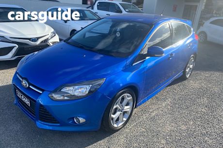 Blue 2013 Ford Focus Hatchback Sport
