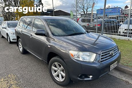 Grey 2009 Toyota Kluger Wagon KX-R (4x4) 7 SEAT GSU45R