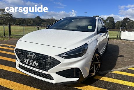 White 2024 Hyundai I30 Hatchback N Line PRM Mhev