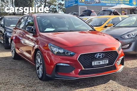 Orange 2021 Hyundai I30 Hatchback N Line Premium