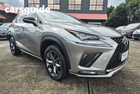 Silver 2021 Lexus NX300H Wagon F Sport Hybrid (fwd)