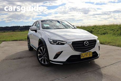 White 2023 Mazda CX-3 Wagon Stouring (fwd)