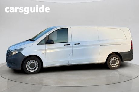 White 2015 Mercedes-Benz Vito Van 114 Bluetec LWB