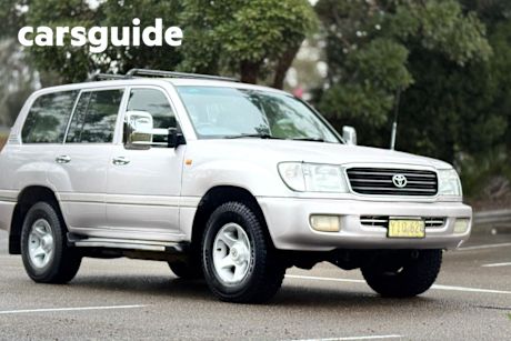 Silver 1999 Toyota Landcruiser Wagon GXL (4X4)