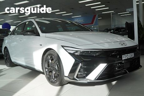 White 2024 Hyundai I30 Sedan N Line D-CT Premium