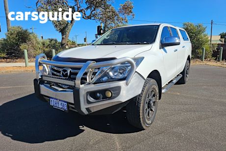White 2019 Mazda BT-50 Dual Cab Utility GT (4X4) (5YR)