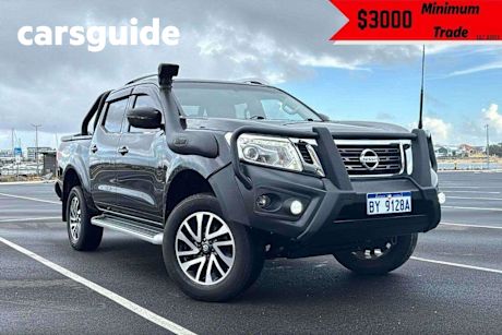 Black 2017 Nissan Navara Dual Cab Utility ST-X (4X4) (sunroof)