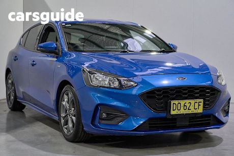 Blue 2019 Ford Focus Hatchback ST-Line