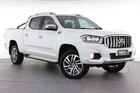 White 2019 LDV T60 Double Cab Utility Mega TUB (4X4)