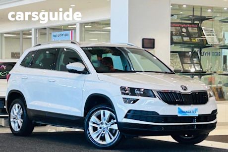 White 2021 Skoda Karoq Wagon 110TSI