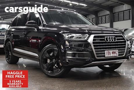 Black 2017 Audi Q7 Wagon 3.0 TDI Quattro (160KW)