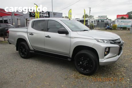 Silver 2023 Mitsubishi Triton Double Cab Pick Up GLX-R (4X4)