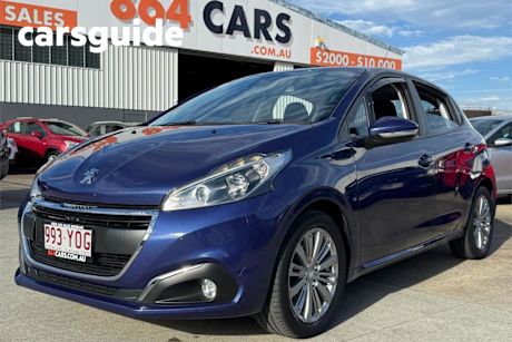 Blue 2017 Peugeot 208 Hatchback Active