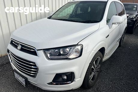 White 2017 Holden Captiva Wagon 7 LTZ (awd)