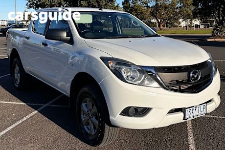 White 2017 Mazda BT-50 Dual Cab Utility Xt (4X2)