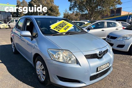 Blue 2009 Toyota Corolla Hatchback Ascent