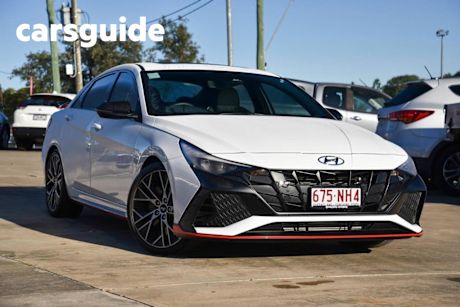 White 2023 Hyundai I30 Sedan N Premium With Sunroof