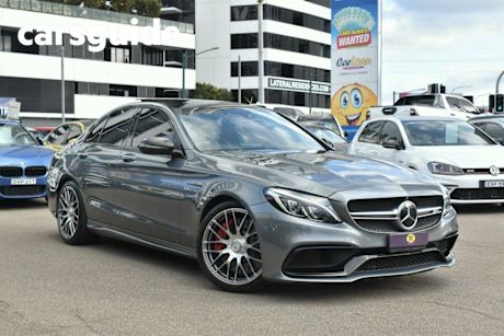 Grey 2017 Mercedes-Benz C63 Sedan S
