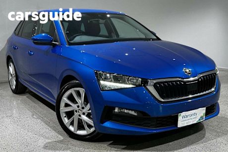 Blue 2022 Skoda Scala Hatchback 110 TSI Ambition