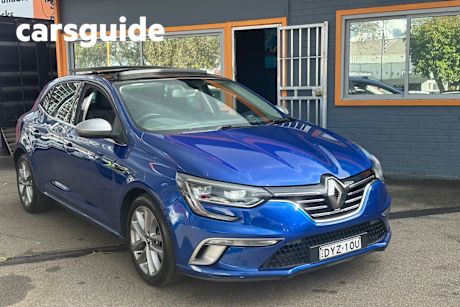 Blue 2018 Renault Megane Hatchback GT-Line