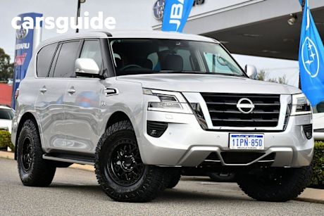 Silver 2025 Nissan Patrol Wagon TI