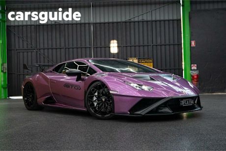 Purple 2022 Lamborghini Huracan Coupe STO