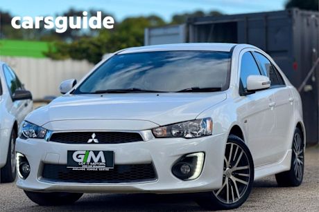 White 2015 Mitsubishi Lancer Hatchback GSR Sportback