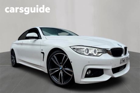 White 2016 BMW 420D Coupe Modern Line
