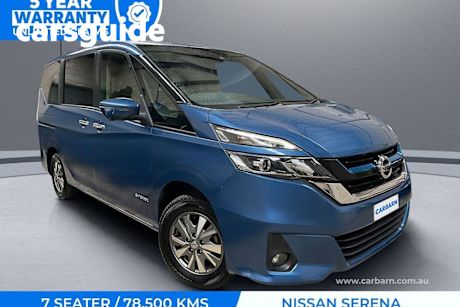 Blue 2018 Nissan Serena Commercial 5D E-POWER XV