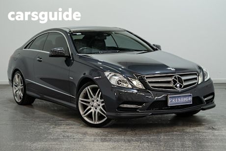 Grey 2012 Mercedes-Benz E350 Coupe Avantgarde