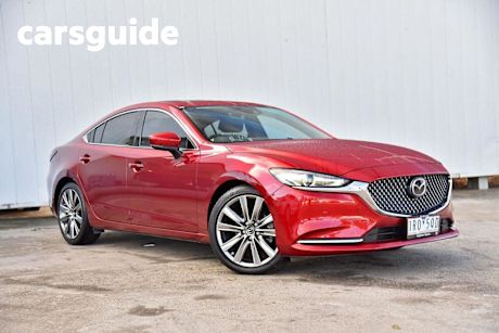 Red 2020 Mazda 6 Sedan Atenza