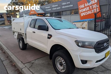 White 2020 Ford Ranger Super Cab Chassis XL 3.2 (4X4)