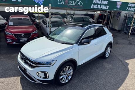 White 2022 Volkswagen T-ROC Wagon 110TSI Style (restricted Feat)