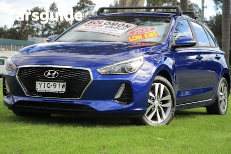 Blue 2020 Hyundai I30 Hatchback Active