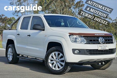 White 2016 Volkswagen Amarok Dual Cab Utility TDI420 Core Edition (4X4)