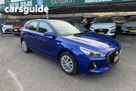 Blue 2020 Hyundai I30 Hatchback GO