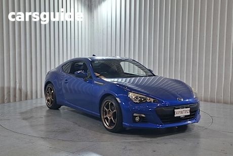 Blue 2015 Subaru BRZ Coupe