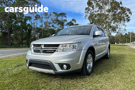 Silver 2012 Dodge Journey Wagon SXT