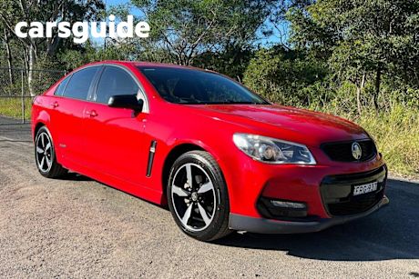 Red 2016 Holden Commodore Sedan SV6 Black 20 Pack
