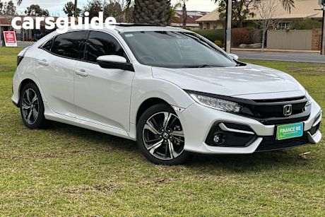 White 2020 Honda Civic Hatchback VTI-LX