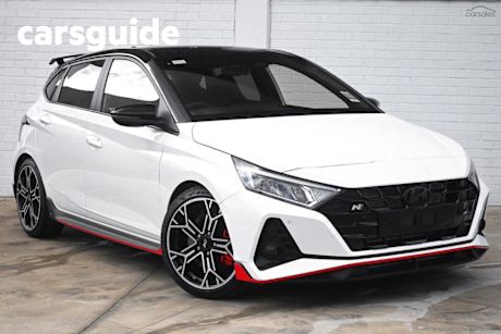 White 2025 Hyundai I20 Hatchback N TTR