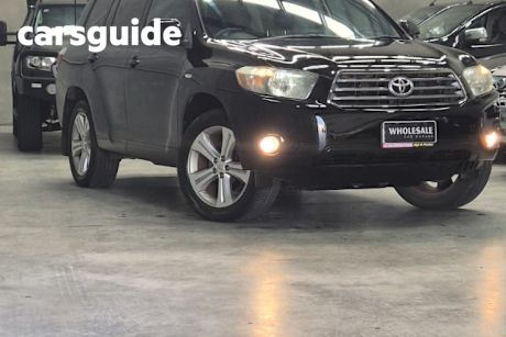 Black 2008 Toyota Kluger Wagon KX-S (fwd)