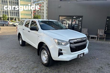 White 2021 Isuzu D-MAX Crew Cab Utility SX (4X2) High-Ride