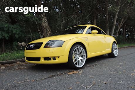 Yellow 2002 Audi TT Coupe Quattro