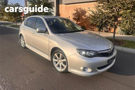 Silver 2010 Subaru Impreza Hatchback RS (awd)
