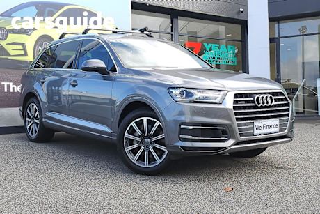 Grey 2016 Audi Q7 Wagon 3.0 TDI Quattro