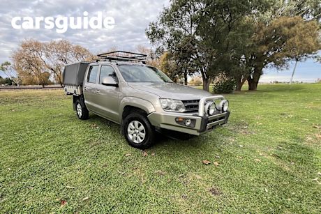 Silver 2014 Volkswagen Amarok Dual Cab Utility TDI420 Trendline (4X4)