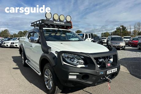 White 2017 Mitsubishi Triton Dual Cab Utility GLS (4X4)