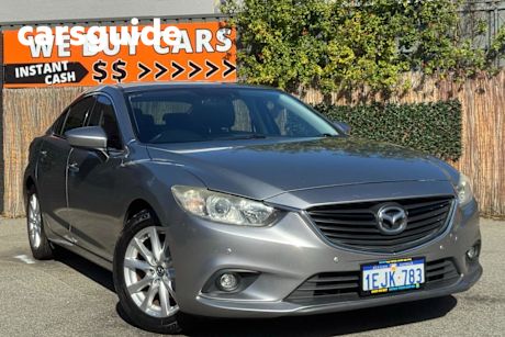 Silver 2013 Mazda 6 Sedan Touring